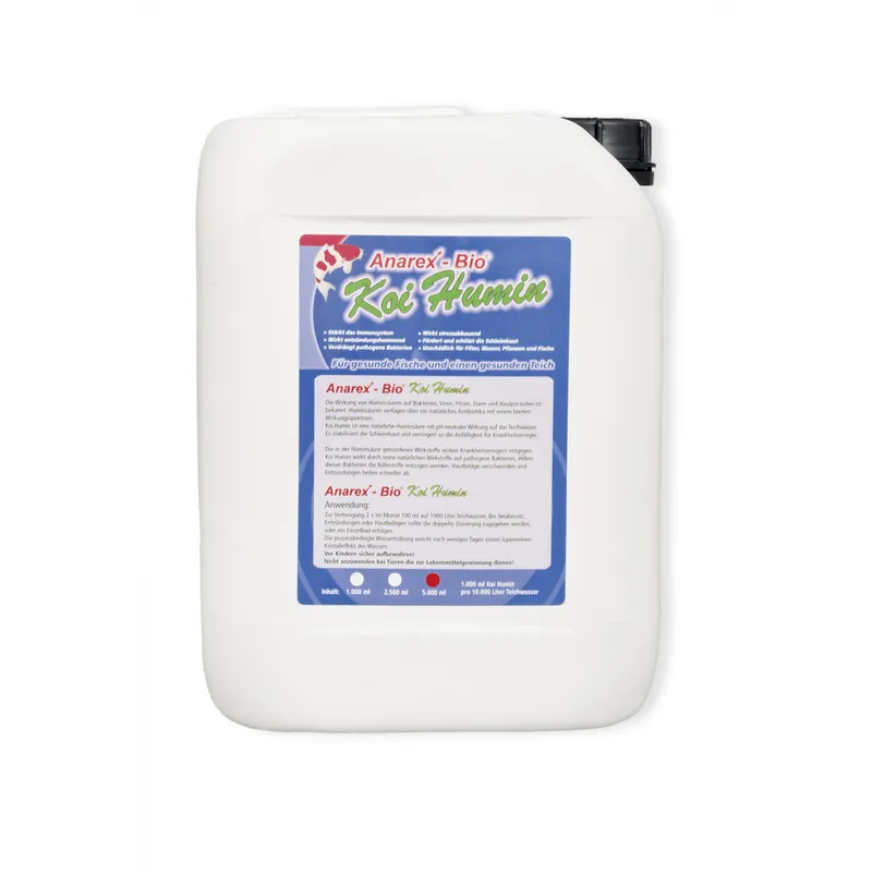 Expressversand Anarex-Bio Koi Humin 5,0 Liter (natürliches Antibiotikum mit breitem Wirkungsspektrum)